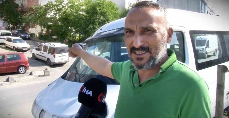 PARK HALİNDEKİ ARACIN ELEKTRİK VE TEKNİK AKSAMINI ÇALDILAR, O ANLAR KAMERADA