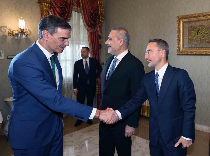 CUMHURBAŞKANI ERDOĞAN, İSPANYA BAŞBAKANI PEDRO SANCHEZ’İ KABUL ETTİ