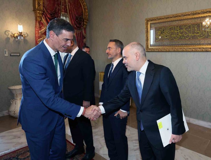 CUMHURBAŞKANI ERDOĞAN, İSPANYA BAŞBAKANI PEDRO SANCHEZ’İ KABUL ETTİ