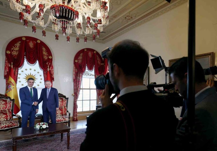 CUMHURBAŞKANI ERDOĞAN, İSPANYA BAŞBAKANI PEDRO SANCHEZ’İ KABUL ETTİ