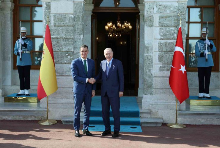 CUMHURBAŞKANI ERDOĞAN, İSPANYA BAŞBAKANI PEDRO SANCHEZ’İ KABUL ETTİ