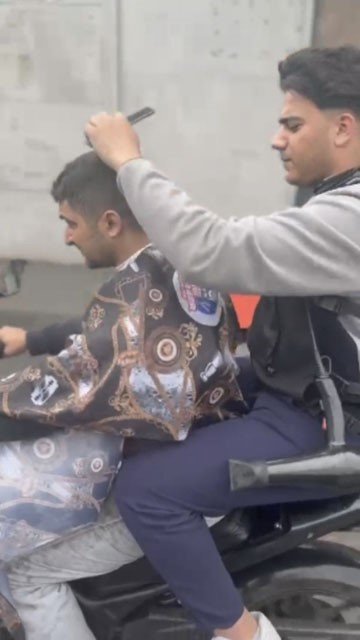 SULTANGAZİ’DE SEYİR HALİNDEKİ MOTOSİKLET ÜZERİNDE TIRAŞ