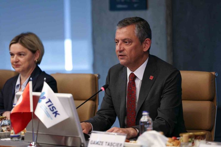 CHP GENEL BAŞKANI ÖZGÜR ÖZEL TİSK’İ ZİYARET ETTİ