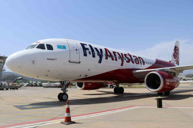 GAZİPAŞA-ALANYA HAVALİMANI, FLYARSYTAN’IN İLK UÇUŞUNU KARŞILADI