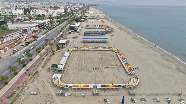 ALANYA ULUSLARARASI PLAJ SPORLARI MERKEZİ, ULUSLARARASI ARENADA SAHNEYE ÇIKIYOR